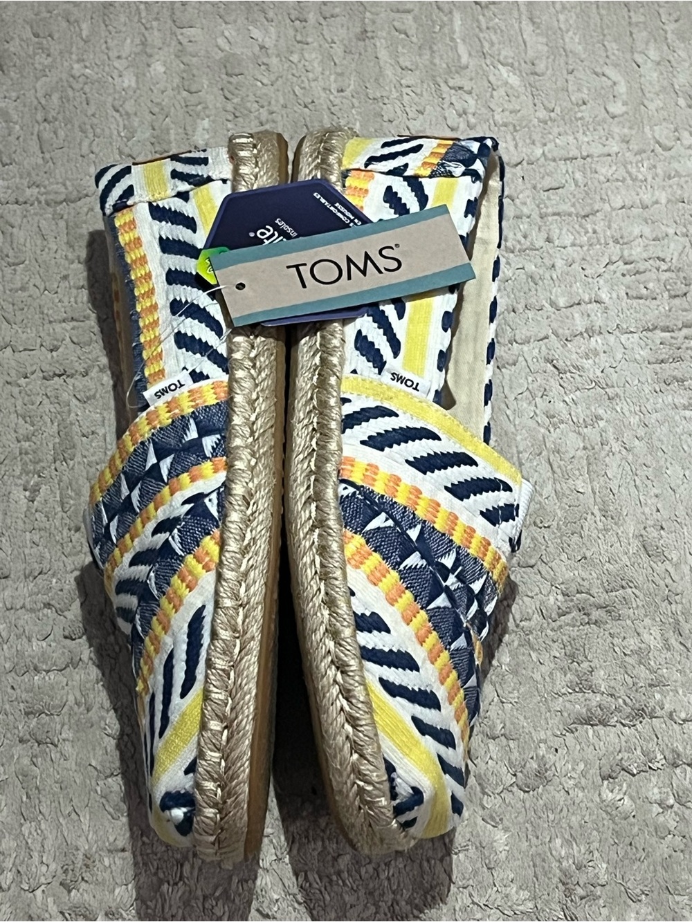 NWT TOMS Alpargata Rope Shoes